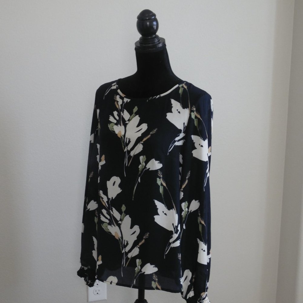 Nine West Black Blouse